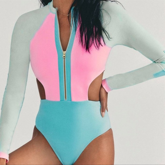 LSF X HURLEY - MAX COLORBLOCK LONG SLEEVE ZIP CUT OUT - Picture 5 of 13